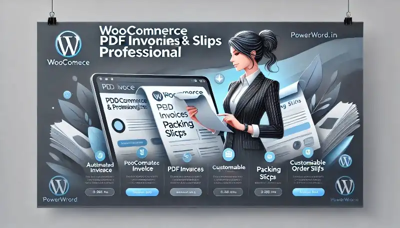 افزونه WooCommerce PDF Invoices & Packing Slips Professional مدیریت حرفه‌ای فاکتورها و لیست‌های بسته‌بندی