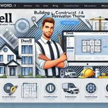 قالب Dwell قالب حرفه‌ای وردپرس برای شرکت‌های ساختمانی و بازسازی