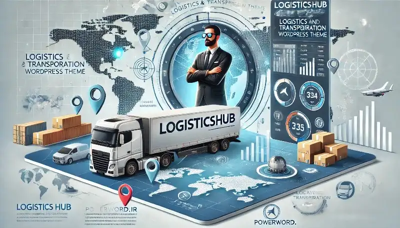 قالب LogisticsHub برای وردپرس شرکت‌های لجستیک: طراحی حرفه‌ای و امکانات پیشرفته