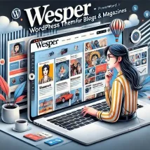 قالب Wesper وردپرس بهترین انتخاب برای وبلاگ‌ها و مجلات آنلاین