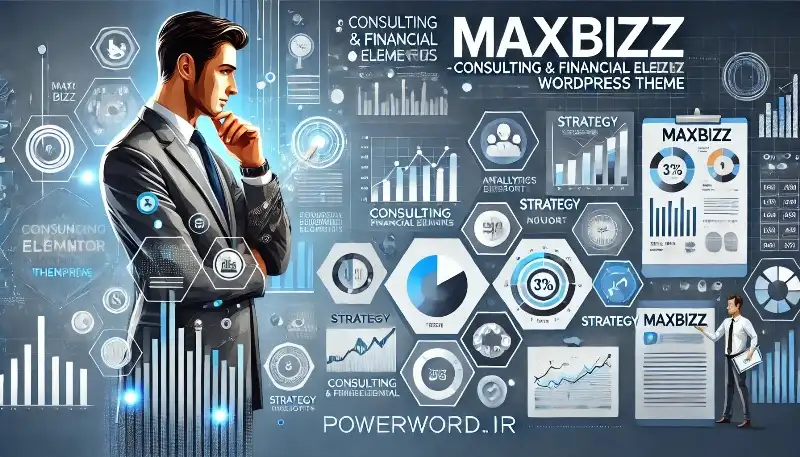 قالب وردپرس Maxbizz طراحی حرفه‌ای وب‌سایت برای مشاوره و خدمات مالی