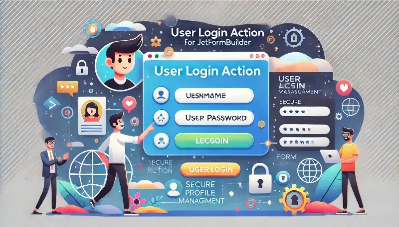 افزونه User Login Action برای JetFormBuilder مدیریت ورود و ثبت‌نام ...