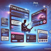 Card Elements Pro برای المنتور طراحی کارت‌های حرفه‌ای با انیمیشن‌های جذاب