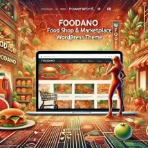 Foodano قالب وردپرس برای فروشگاه آنلاین مواد غذایی و سوپرمارکت‌ها