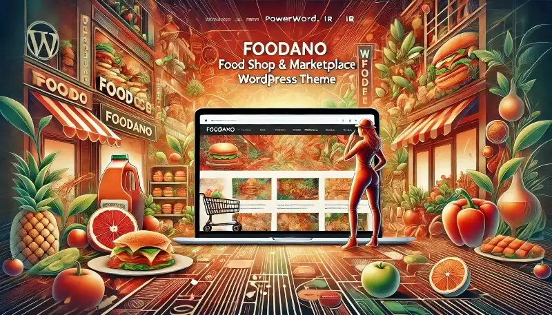 Foodano قالب وردپرس برای فروشگاه آنلاین مواد غذایی و سوپرمارکت‌ها