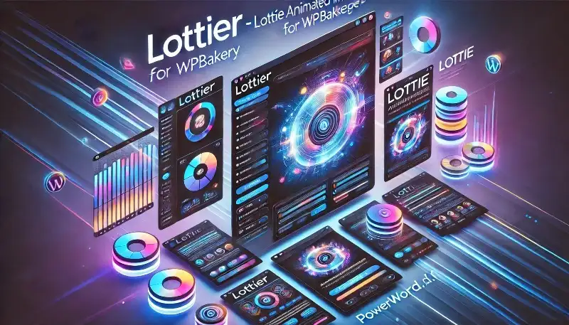 Lottier افزونه نمایش انیمیشن‌های Lottie در WPBakery برای وردپرس