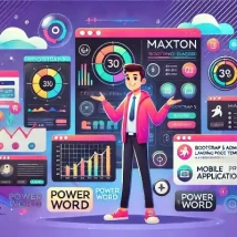 Maxton قالب داشبورد مدیریتی، صفحه فرود و اپلیکیشن موبایل با Bootstrap 5