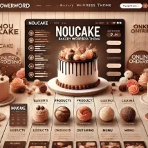 Noucake بهترین قالب وردپرس برای قنادی‌ها، نانوایی‌ها و فروشگاه‌های شیرینی