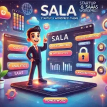 Sala بهترین قالب وردپرس برای استارتاپ‌ها و شرکت‌های SaaS