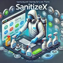 Sanitizex قالب وردپرس حرفه‌ای برای شرکت‌های نظافت و ضدعفونی