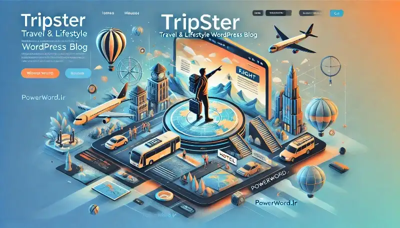 Tripster قالب وردپرس برای وبلاگ سفر و سبک زندگی با طراحی مدرن