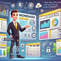 WowDash قالب داشبورد مدیریتی PHP برای CRM، تحلیل داده و مدیریت کسب‌وکار