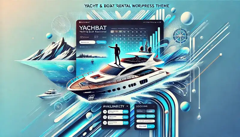 Yachbat قالب حرفه‌ای برای اجاره یات و قایق در وردپرس