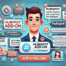 ادآن HubSpot برای جت فرم بیلدر یکپارچه‌سازی فرم‌های وردپرس با CRM هاب‌اسپات