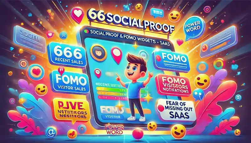 اسکریپت ۶۶socialproof ابزار نوتیفیکیشن اثبات اجتماعی و FOMO برای افزایش فروش