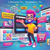 افزونه CoDesigner Pro (WooLementor Pro) طراحی حرفه‌ای فروشگاه ووکامرس در المنتور