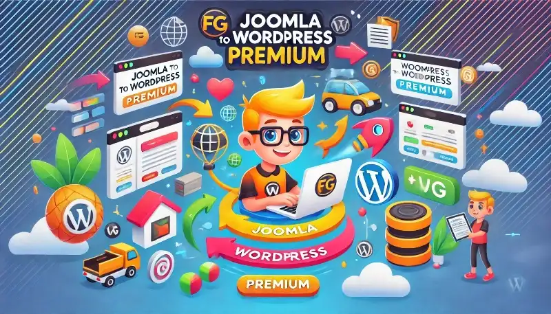 افزونه FG Joomla to WordPress Premium مهاجرت ساده و سریع از Joomla به وردپرس