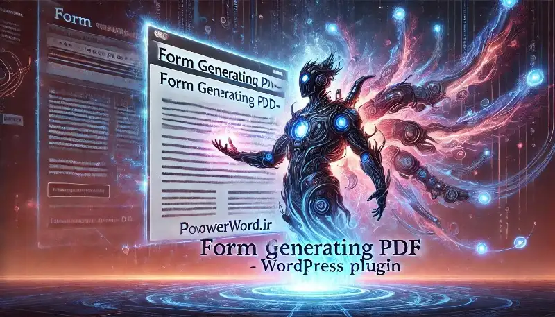 افزونه Form Generating PDF تبدیل فرم‌های وردپرس به فایل PDF