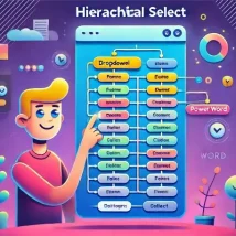 افزونه Hierarchical Select برای جت فرم بیلدر فیلدهای انتخابی چندسطحی حرفه‌ای