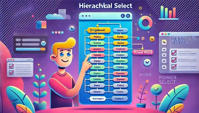 افزونه Hierarchical Select برای جت فرم بیلدر فیلدهای انتخابی چندسطحی حرفه‌ای