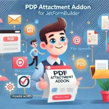 افزونه PDF Attachment Addon برای JetFormBuilder در وردپرس ارسال فایل‌های PDF به ایمیل