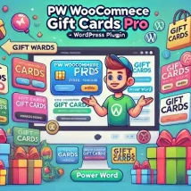 افزونه PW WooCommerce Gift Cards Pro کارت هدیه حرفه‌ای برای سایت ووکامرس