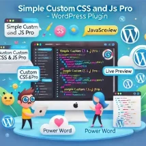 افزونه Simple Custom CSS and JS PRO مدیریت حرفه‌ای کدهای CSS و JavaScript در وردپرس