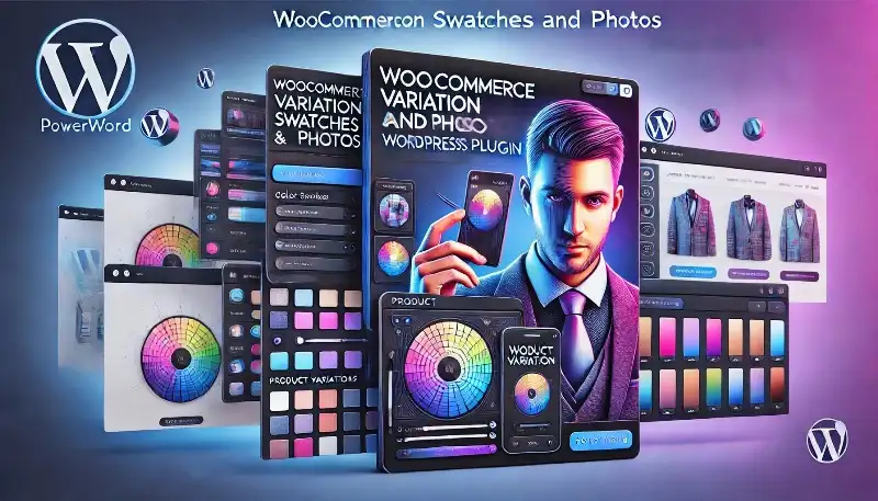 افزونه WooCommerce Variation Swatches and Photos نمایش رنگ و تصاویر متغیر در ووکامرس