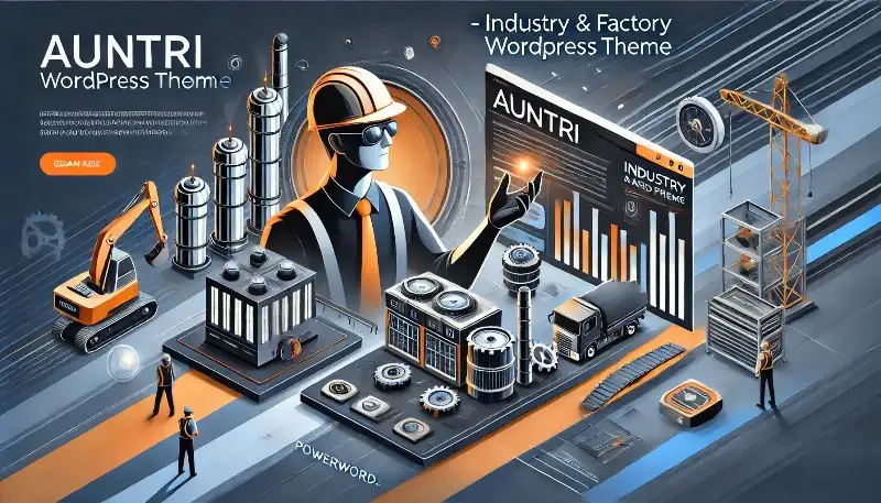 قالب Auntri قالب وردپرس برای صنایع و کارخانه‌ها با امکانات پیشرفته