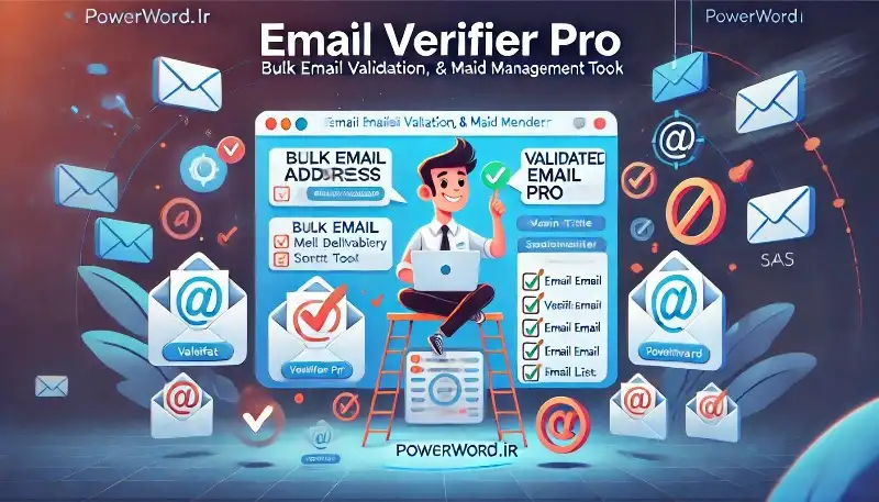Email Verifier Pro اسکریپت SaaS تأیید انبوه آدرس ایمیل، ارسال هدفمند و مدیریت لید حرفه‌ای