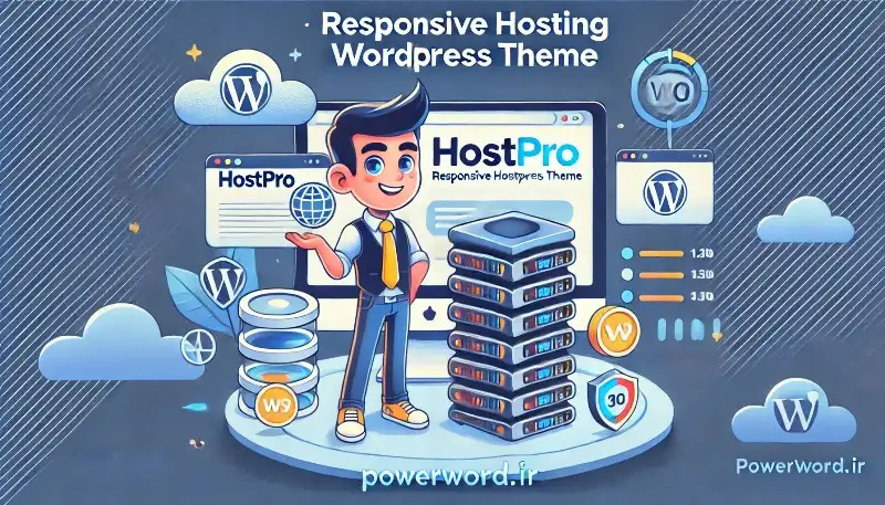 HostPro قالب وردپرس حرفه‌ای برای هاستینگ با طراحی تخصصی، پلن‌های داینامیک و سئو بهینه‌شده