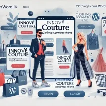 Innové Couture قالب وردپرس فروشگاهی لوکس برای لباس و مد