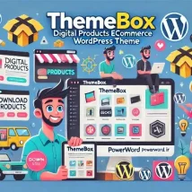 Themebox قالب فروشگاه محصولات دیجیتال وردپرس با طراحی مدرن، سرعت بالا و سازگاری کامل با WooCommerce