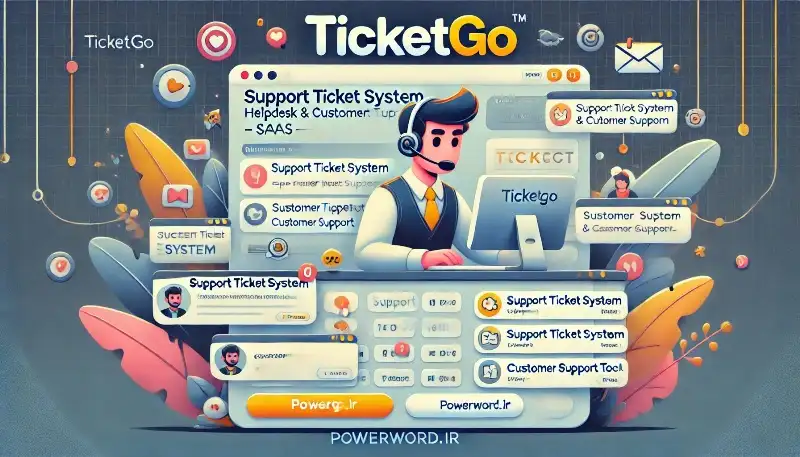 TicketGo اسکریپت تیکتینگ حرفه‌ای با SLA، فرم‌ساز منعطف و پنل مدیریت تیمی برای پشتیبانی دقیق و ساختارمند