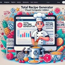 Total Recipe Generator افزونه ساخت دستور پخت حرفه‌ای و سئوشده با ویژوال کامپوزر