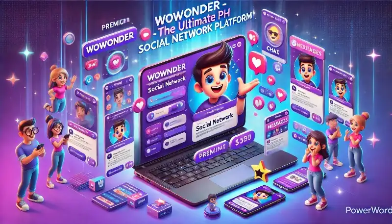 اسکریپت WoWonder ساخت شبکه اجتماعی حرفه‌ای با کنترل کامل و طراحی شخصی