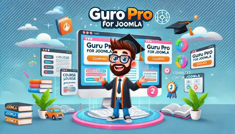 افزونه Guru Pro سیستم آموزش آنلاین پیشرفته برای جوملا فارسی