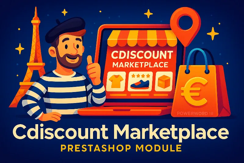 Cdiscount Marketplace افزونه اتصال فروشگاه پرستاشاپ به مارکت‌پلیس Cdiscount برای فروش حرفه‌ای چندکاناله