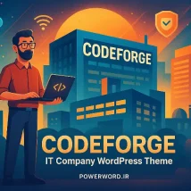 CodeForge قالب وردپرس شرکتی برای شرکت‌های فناوری اطلاعات و تیم‌های توسعه نرم‌افزار