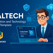 Daltech قالب HTML حرفه‌ای برای شرکت‌های فناوری و خدمات IT با طراحی مدرن و ساختار منعطف