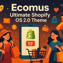 Ecomus قالب فروشگاهی Shopify با طراحی بلاکی، سرعت بالا و قابلیت سفارشی‌سازی پیشرفته