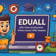 EduAll قالب HTML حرفه‌ای برای آموزش آنلاین، سیستم مدیریت دوره و مربیان خصوصی