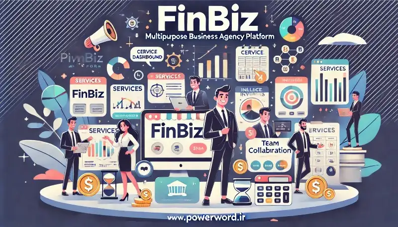 FinBiz اسکریپت پلتفرم حرفه‌ای برای ساخت سایت شرکتی، خدماتی و vitrin برند با پنل مدیریت و فرم تماس