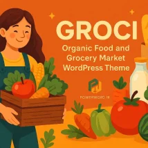 Groci قالب فروشگاهی وردپرس برای مواد غذایی ارگانیک، عطاری و میوه‌فروشی با طراحی سریع و فیلتر حرفه‌ای