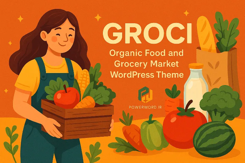 Groci قالب فروشگاهی وردپرس برای مواد غذایی ارگانیک، عطاری و میوه‌فروشی با طراحی سریع و فیلتر حرفه‌ای