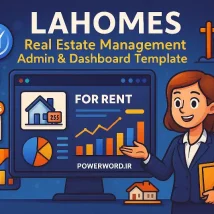 Lahomes قالب حرفه‌ای Next.js برای داشبورد مدیریت املاک با ۸۵+ صفحه اختصاصی