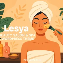 Lesya قالب وردپرس حرفه‌ای برای سالن‌های زیبایی و اسپا با رزرو آنلاین و فروشگاه محصولات