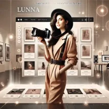 Lunna قالب وردپرس مینیمال برای نمایش حرفه‌ای پورتفولیوی عکاسی
