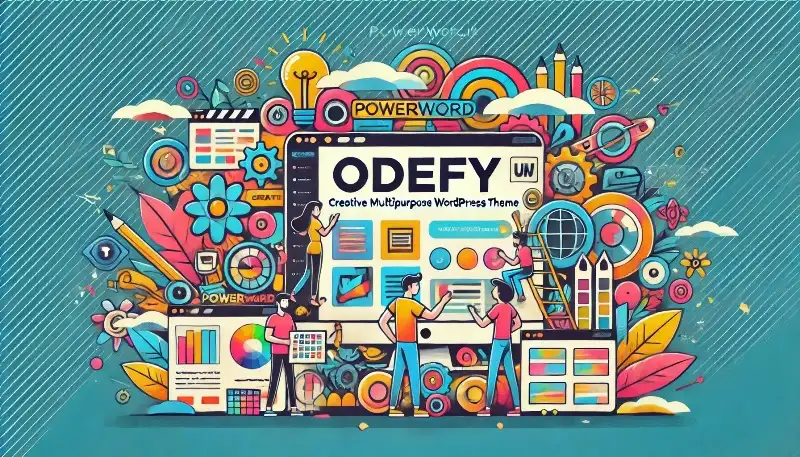 Odefy قالب وردپرس خلاقانه و چندمنظوره با طراحی خاص برای برندهای متفاوت