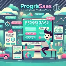ProgriSaaS قالب لندینگ وردپرس برای معرفی حرفه‌ای محصولات SaaS